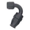 DeatschWerks 8 AN Female Flare Swivel 120-Degree Hose End PTFE - Anodized Matte Black thumbnail 6