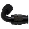 DeatschWerks 10AN Female Flare Swivel 120-Degree Hose End PTFE - Anodized Matte Black thumbnail 7