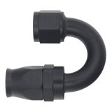 DeatschWerks 10AN Female Flare Swivel 180-Degree Hose End PTFE - Anodized Matte Black thumbnail 2