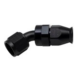 DeatschWerks 10AN Female Flare Swivel 180-Degree Hose End PTFE - Anodized Matte Black thumbnail 6