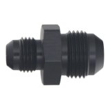 DeatschWerks 8AN Male Flare to 6AN Male Flare Reducer Straight - Anodized Matte Black thumbnail 2