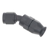 DeatschWerks 6 AN Female Flare Swivel 30-Degree Hose End PTFE - Anodized Matte Black thumbnail 2