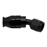 DeatschWerks 6 AN Female Flare Swivel 30-Degree Hose End PTFE - Anodized Matte Black thumbnail 3