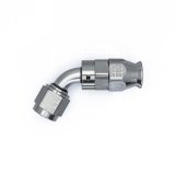 DeatschWerks 6 AN Female Flare Swivel 60-Degree Hose End PTFE - Anodized Matte Black thumbnail 6