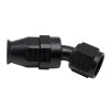 DeatschWerks 8 AN Female Flare Swivel 30-Degree Hose End PTFE - Anodized Matte Black thumbnail 7