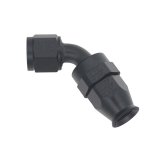 DeatschWerks 8 AN Female Flare Swivel 60-Degree Hose End PTFE - Anodized Matte Black thumbnail 2