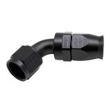 DeatschWerks 10AN Female Flare Swivel 60-Degree Hose End PTFE - Anodized Matte Black thumbnail 1