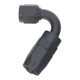 DeatschWerks 6 AN Female Flare Swivel 120-Degree Hose End CPE - Anodized Matte Black thumbnail 2