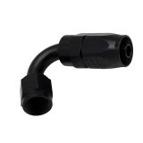 DeatschWerks 6 AN Female Flare Swivel 120-Degree Hose End CPE - Anodized Matte Black thumbnail 3