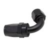 DeatschWerks 8 AN Female Flare Swivel 120-Degree Hose End CPE - Anodized Matte Black thumbnail 7