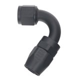 DeatschWerks 10AN Female Flare Swivel 120-Degree Hose End CPE - Anodized Matte Black thumbnail 2