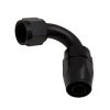 DeatschWerks 10AN Female Flare Swivel 120-Degree Hose End CPE - Anodized Matte Black thumbnail 7