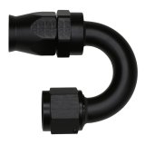 DeatschWerks 10AN Female Flare Swivel 180-Degree Hose End CPE - Anodized Matte Black thumbnail 1