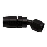 DeatschWerks 6 AN Female Flare Swivel 30-Degree Hose End CPE - Anodized Matte Black thumbnail 3