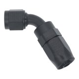 DeatschWerks 6 AN Female Flare Swivel 60-Degree Hose End CPE - Anodized Matte Black thumbnail 2