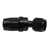 DeatschWerks 8 AN Female Flare Swivel 30-Degree Hose End CPE - Anodized Matte Black thumbnail 2