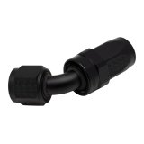 DeatschWerks 8 AN Female Flare Swivel 60-Degree Hose End CPE - Anodized Matte Black thumbnail 1
