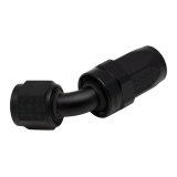 DeatschWerks 8 AN Female Flare Swivel 60-Degree Hose End CPE - Anodized Matte Black thumbnail 3