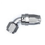 DeatschWerks 8 AN Female Flare Swivel 60-Degree Hose End CPE - Anodized Matte Black thumbnail 6