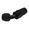 DeatschWerks 8 AN Female Flare Swivel 60-Degree Hose End CPE - Anodized Matte Black thumbnail 7