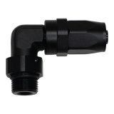 DeatschWerks 8AN ORB Female Swivel 90-Degree Hose End CPE - Anodized Matte Black thumbnail 2