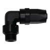 DeatschWerks 8AN ORB Female Swivel 90-Degree Hose End CPE - Anodized Matte Black thumbnail 3