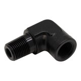 DeatschWerks 90-Degree 1/8in NPT Male to Female 1/8in NPT - Anodized Matte Black thumbnail 3