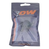 DeatschWerks 10AN ORB Male to 5/16in Male Barb Fitting - Anodized Matte Black thumbnail 4