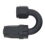 DeatschWerks 8AN Female Swivel 180-Degree Hose End CPE - Anodized Matte Black thumbnail 2