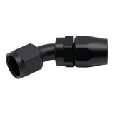 DeatschWerks 10AN Female Swivel 45-Degree Hose End CPE - Anodized Matte Black thumbnail 1