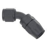 DeatschWerks 10AN Female Swivel 45-Degree Hose End CPE - Anodized Matte Black thumbnail 2