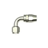 DeatschWerks 10AN Female Swivel 90-Degree Hose End CPE - Anodized Matte Black thumbnail 6