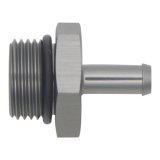 DeatschWerks 10AN ORB Male to 5/16in Male Barb Fitting - Anodized DW Titanium thumbnail 2