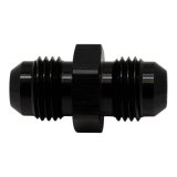 DeatschWerks 6AN Male Flare to 6AN Male Flare Coupler - Anodized Matte Black thumbnail 1