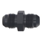 DeatschWerks 6AN Male Flare to 6AN Male Flare Coupler - Anodized Matte Black thumbnail 2