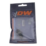 DeatschWerks 6AN Male Flare to 6AN Male Flare Coupler - Anodized Matte Black thumbnail 4