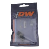 DeatschWerks 6AN Male Flare to 6AN Male Flare Coupler - Anodized Matte Black thumbnail 5