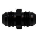 DeatschWerks 8AN Male Flare to 8AN Male Flare Coupler - Anodized Matte Black thumbnail 1