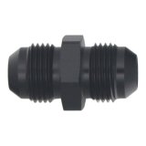 DeatschWerks 8AN Male Flare to 8AN Male Flare Coupler - Anodized Matte Black thumbnail 2