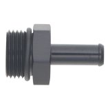 DeatschWerks 10AN ORB Male to 3/8in Male Barb Fitting - Anodized Matte Black thumbnail 2