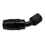 DeatschWerks 6AN Female Swivel 45-Degree Hose End CPE - Anodized Matte Black thumbnail 3