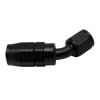 DeatschWerks 6AN Female Swivel 45-Degree Hose End CPE - Anodized Matte Black thumbnail 7