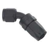 DeatschWerks 8AN Female Swivel 45-Degree Hose End CPE - Anodized Matte Black thumbnail 2