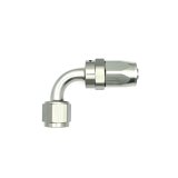 DeatschWerks 8AN Female Swivel 90-Degree Hose End CPE - Anodized Matte Black thumbnail 6