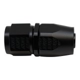 DeatschWerks 10AN Female Swivel Straight Hose End CPE - Anodized Matte Black thumbnail 1