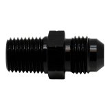 DeatschWerks 6AN Male Flare to 1/4in Male NPT Adapter - Anodized Matte Black thumbnail 1