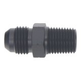 DeatschWerks 6AN Male Flare to 1/4in Male NPT Adapter - Anodized Matte Black thumbnail 2