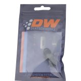 DeatschWerks 6AN Male Flare to 1/4in Male NPT Adapter - Anodized Matte Black thumbnail 4
