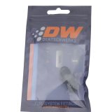 DeatschWerks 6AN Male Flare to 1/4in Male NPT Adapter - Anodized Matte Black thumbnail 5