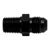 DeatschWerks 6AN Male Flare to 1/4in Male NPT Adapter - Anodized Matte Black thumbnail 7
